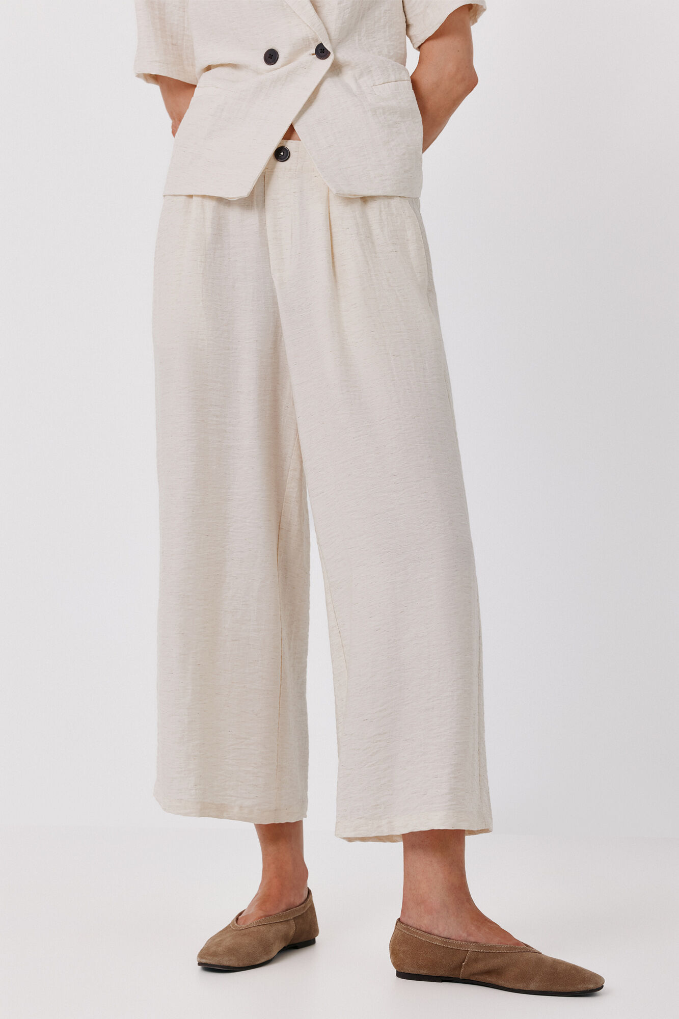 Cortefiel Fluid wide trousers