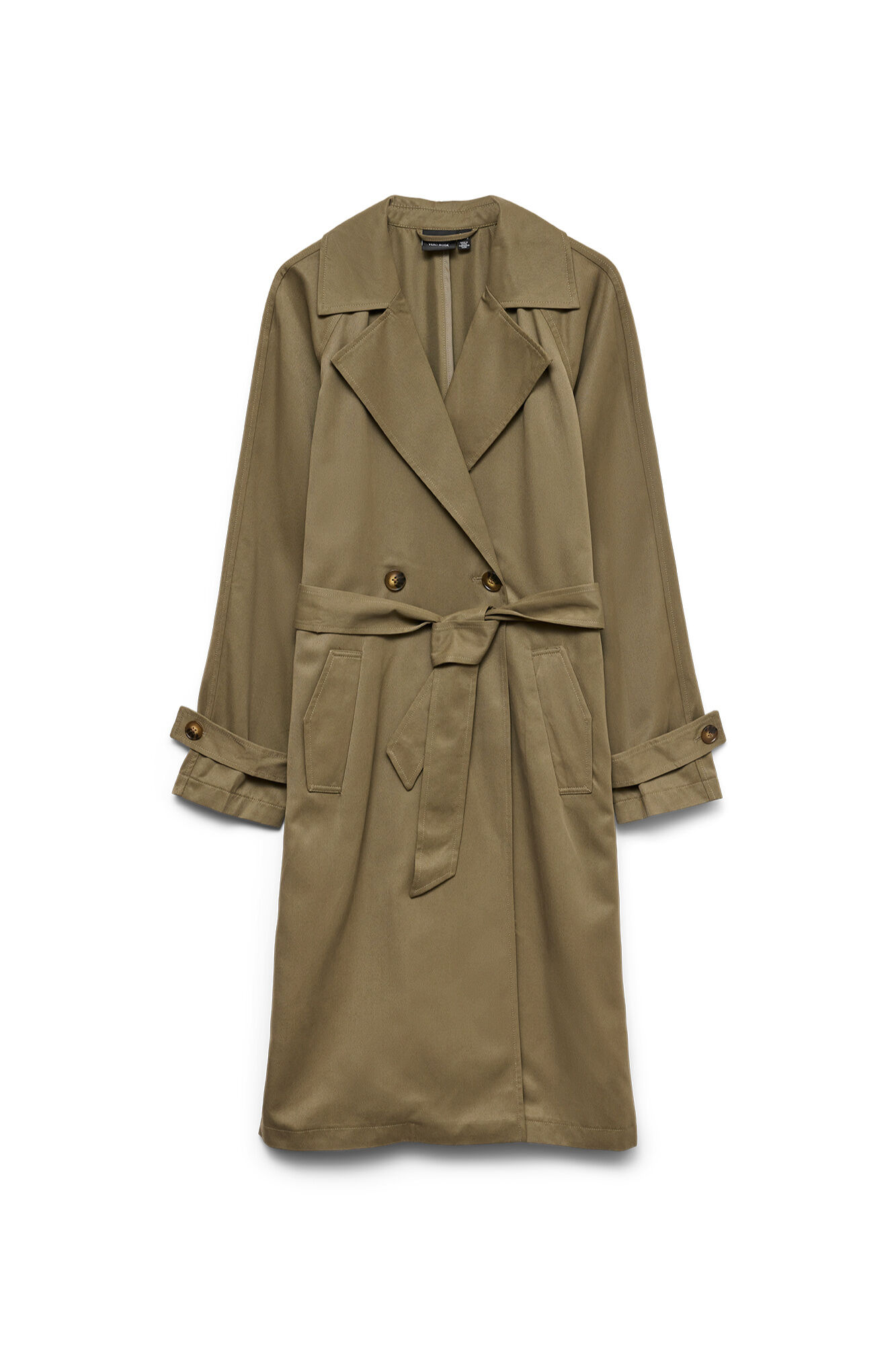 Vero Moda Gabardina midi de manga compridas