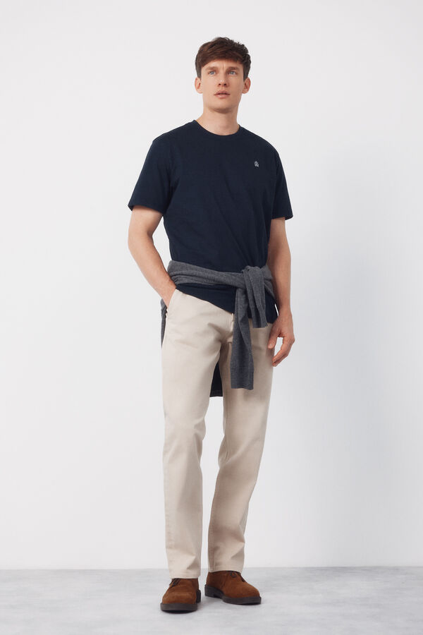 Cortefiel Camisola b&aacute;sica Azul