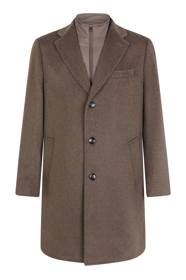 Cortefiel Removable lining coat Camel