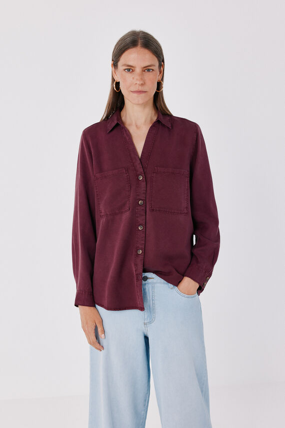 Camisa vaquera tencel