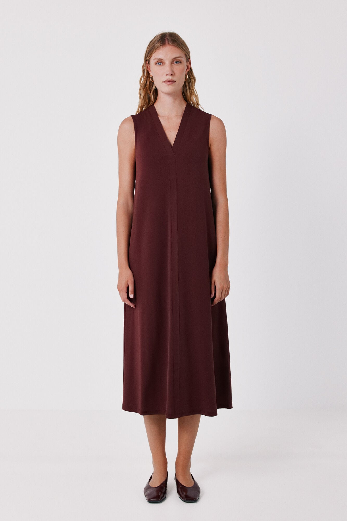 Cortefiel Fluid sleeveless dress