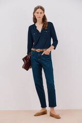 Cortefiel mom jeans  Blue
