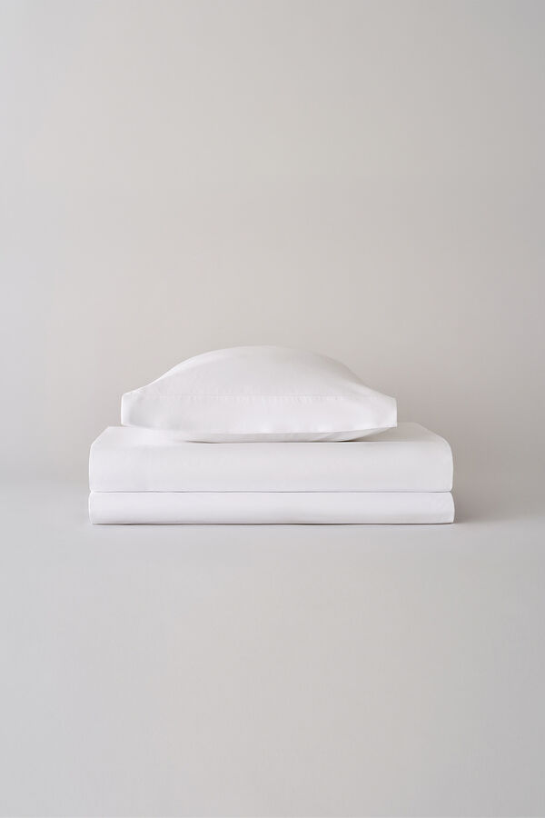Cortefiel Jogo Capa de Edredão Veneza Branca cama 80-90 cm Branco