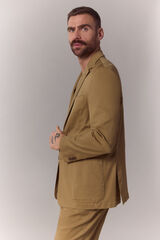 OOTO Cotton coordinating blazer Camel