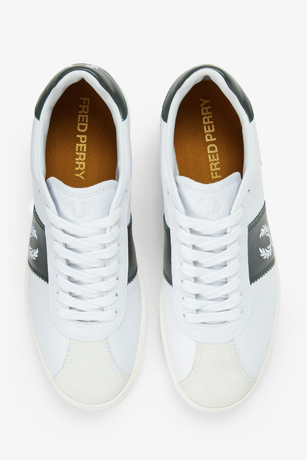 Fred Perry Zapatilla B4 piel Blanco