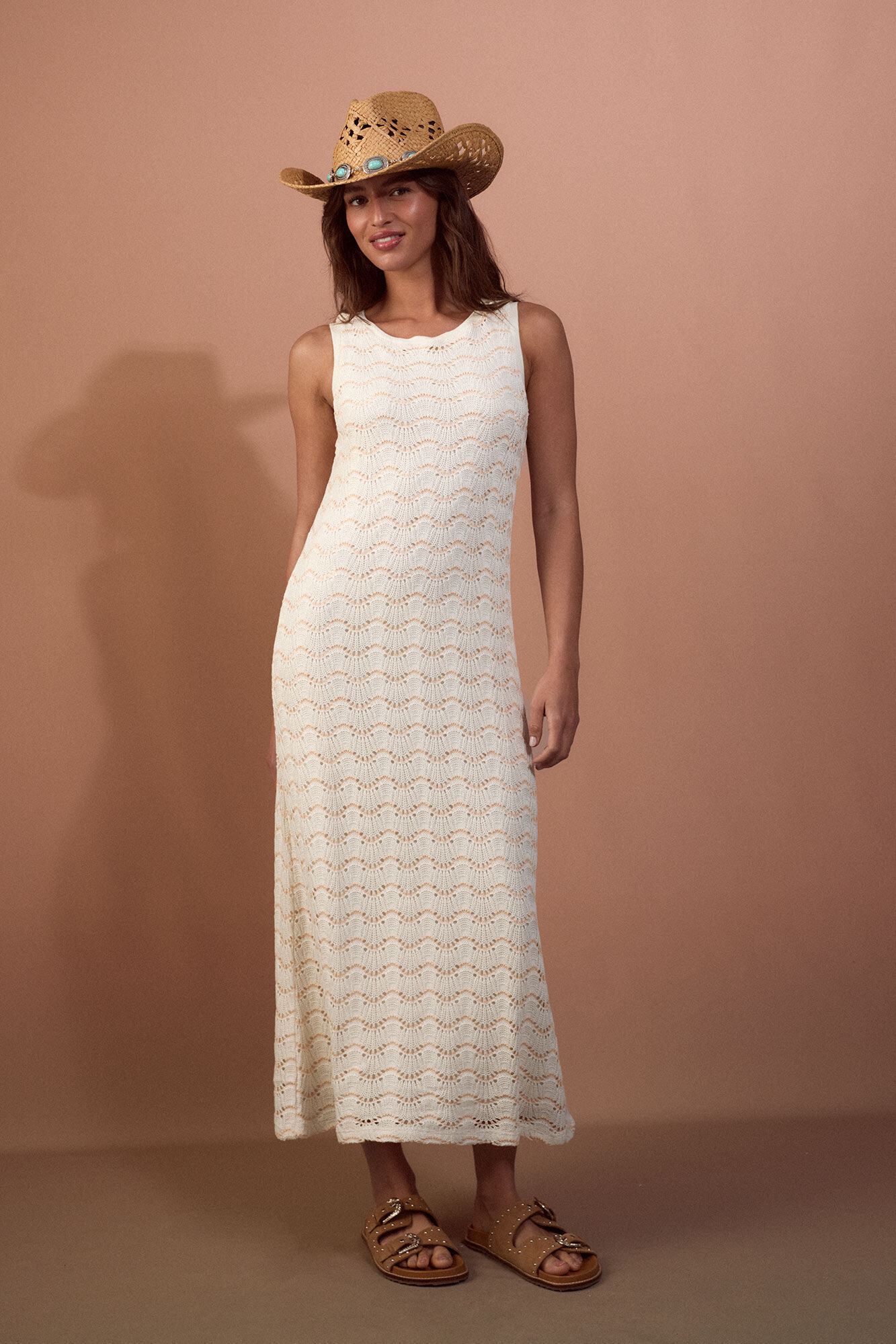 Slowlove Vestido b&aacute;sico em malha