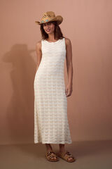 Slowlove Vestido b&aacute;sico em malha Branco