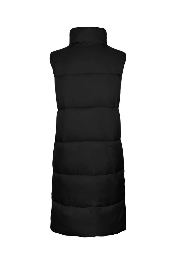 Cortefiel Quilted vest Black