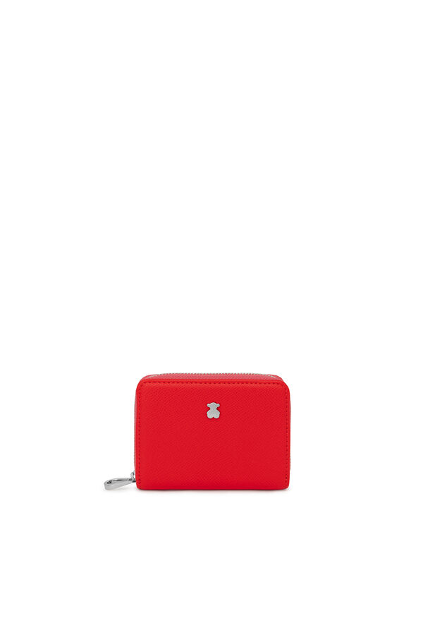Cortefiel New Dubai Saffiano red purse Red