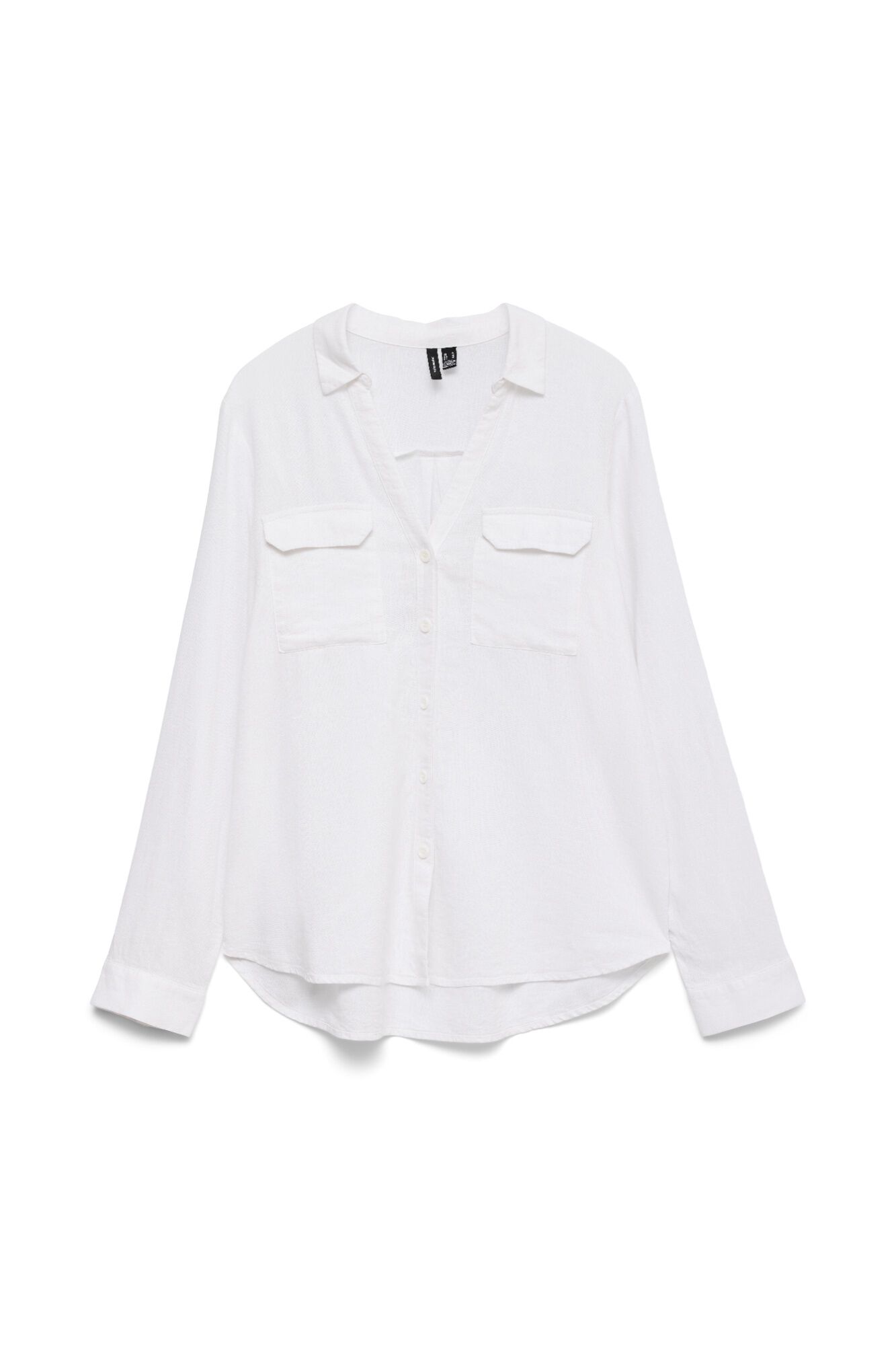 Vero Moda Camisa de lino manga larga