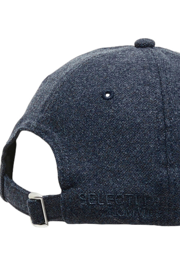 Selected Gorra de invierno confeccionada 100% con lana. Azul marino