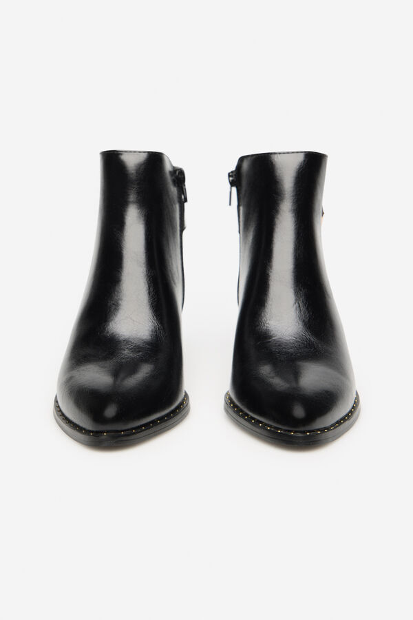Cortefiel Low ankle boot Black