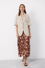 Cortefiel American style short sleeve Nude