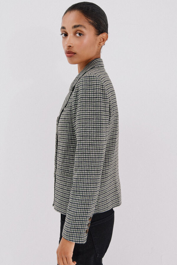Cortefiel Blazer curto Verde