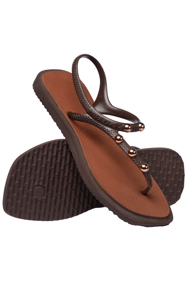 Havaianas Sand&aacute;lias Flash Fusion Castanho