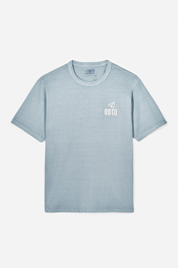 OOTO Camiseta com logo lavado OOTO Azul