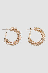 Vero Moda Brincos de argolas  Amarelo