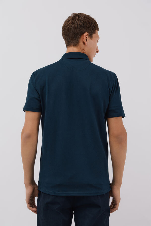 Cortefiel Regular fit polo shirt Navy