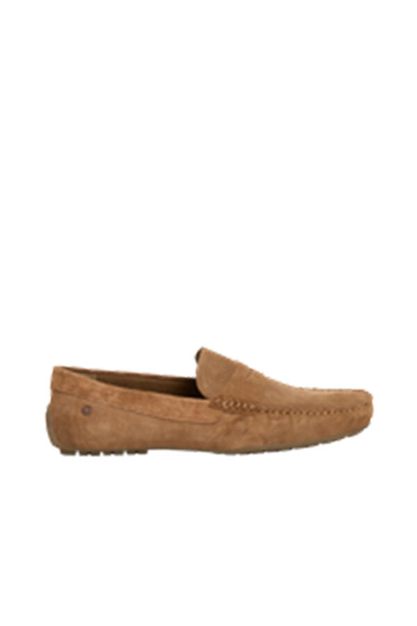 Jack & Jones Mocasín cerrado de gamuza de piel Marrón