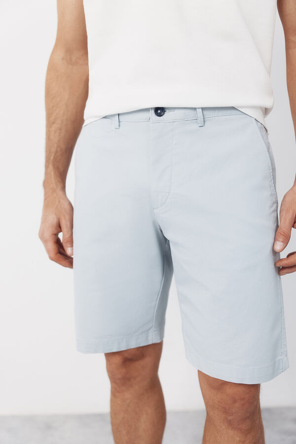Cortefiel Chino Bermuda shorts Blue