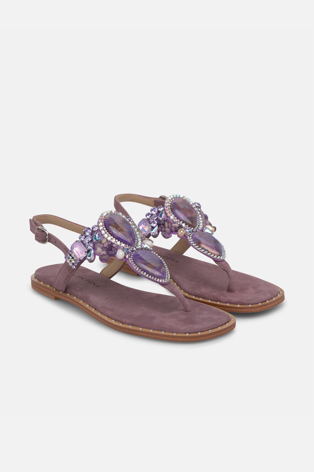 Alma en Pena Sandalia estilo griego abalorios