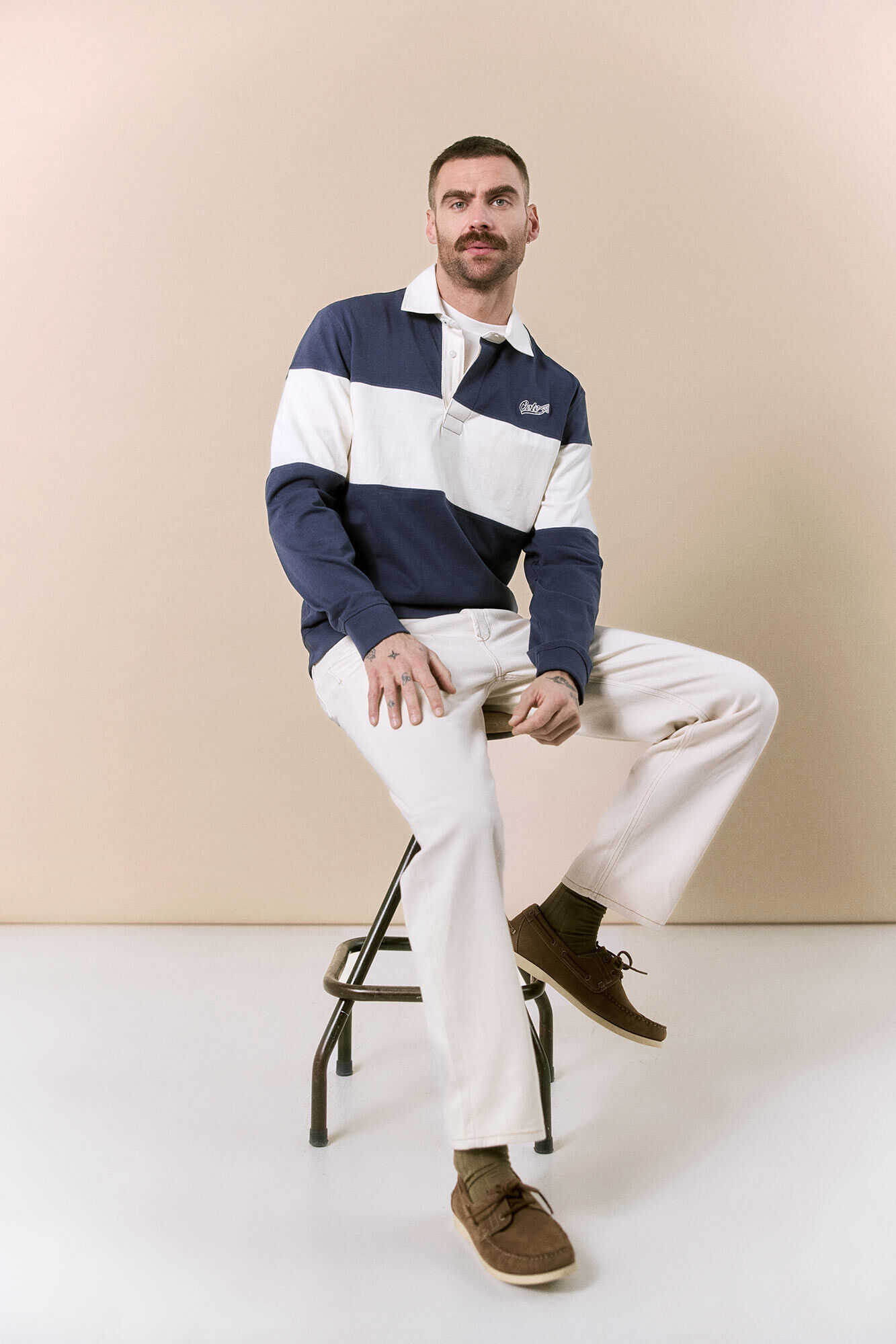 OOTO Polo de rugby de manga comprida