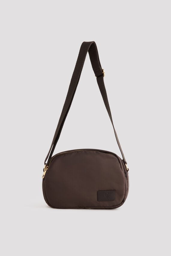 Bolso bandolera tejido acolchado