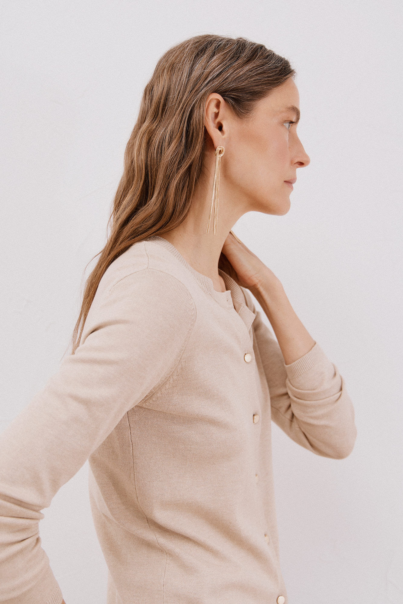 Cortefiel Knot earrings