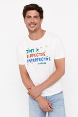 Cortefiel Adult's unisex T-shirt White