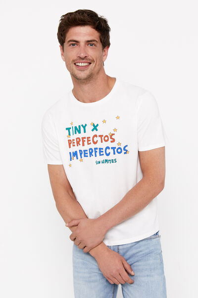 Cortefiel Camiseta adulto unisex White