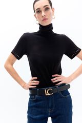 Lola Casademunt Reversible medium belt Black