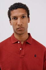 Cortefiel Basic piqué polo shirt Maroon