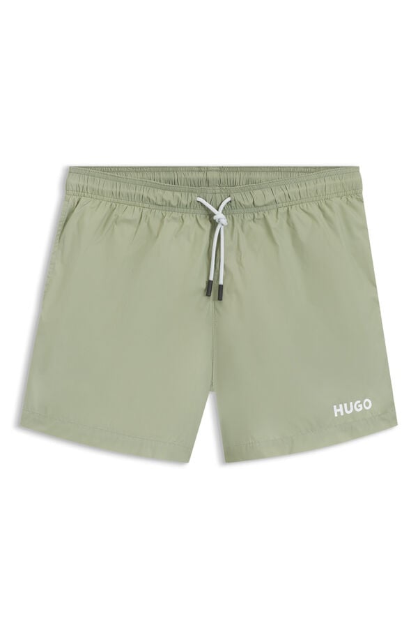 HUGO Fato de banho com logo Verde