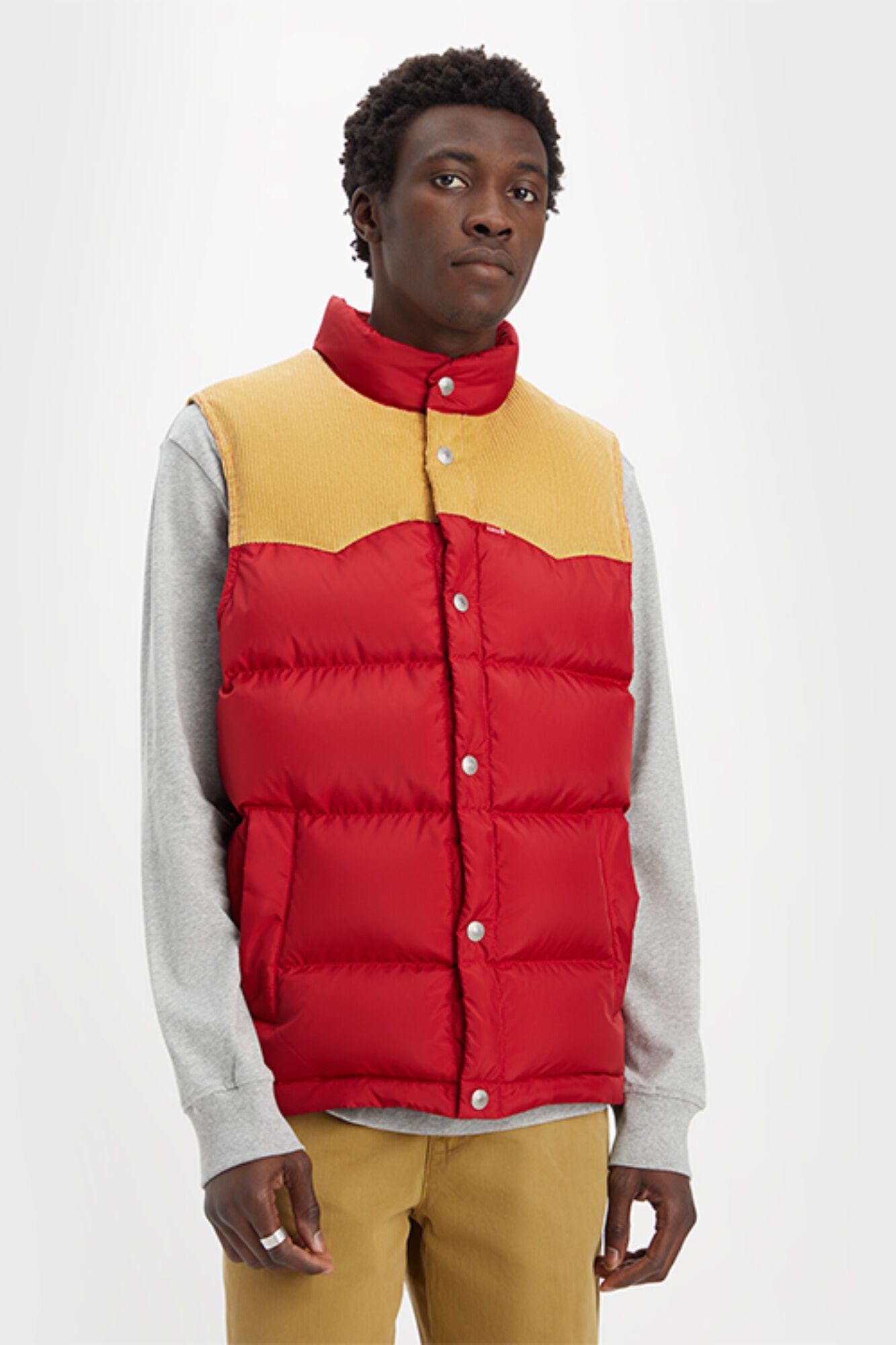 Levi's Colete acolchoado bicolor