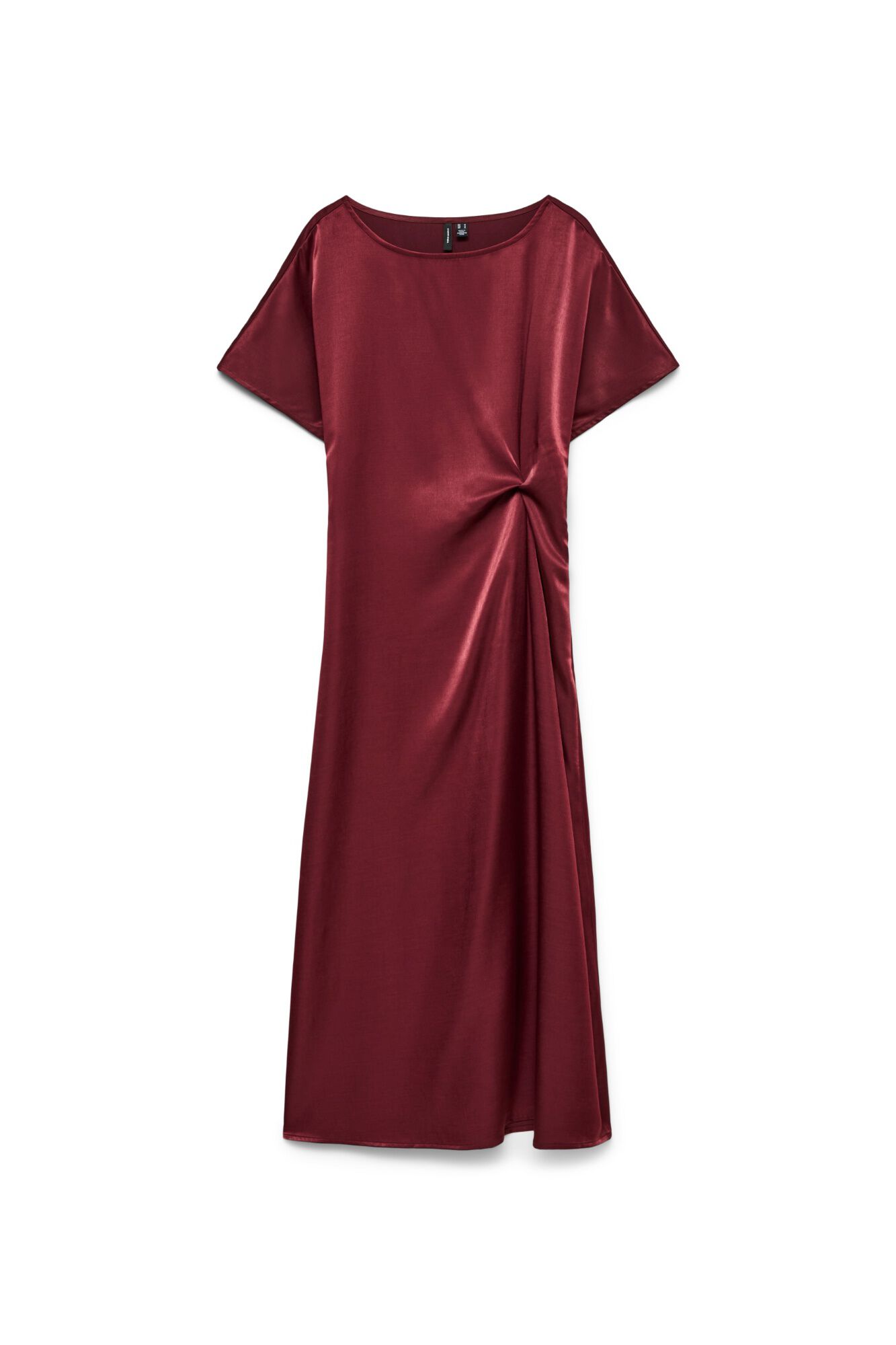 Vero Moda Vestido midi acetinado