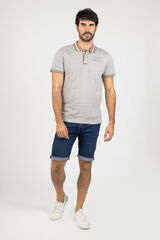 Privata Short sleeve polo shirt Grey