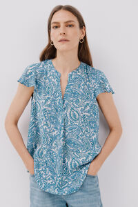 Cortefiel Blusa manga volante