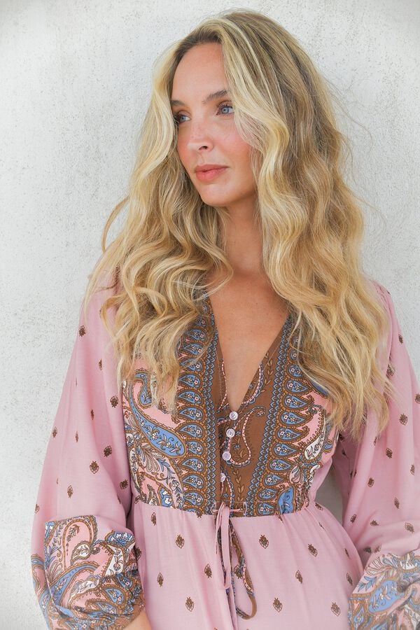 Jaase Vestido comprido Teresa Subiu