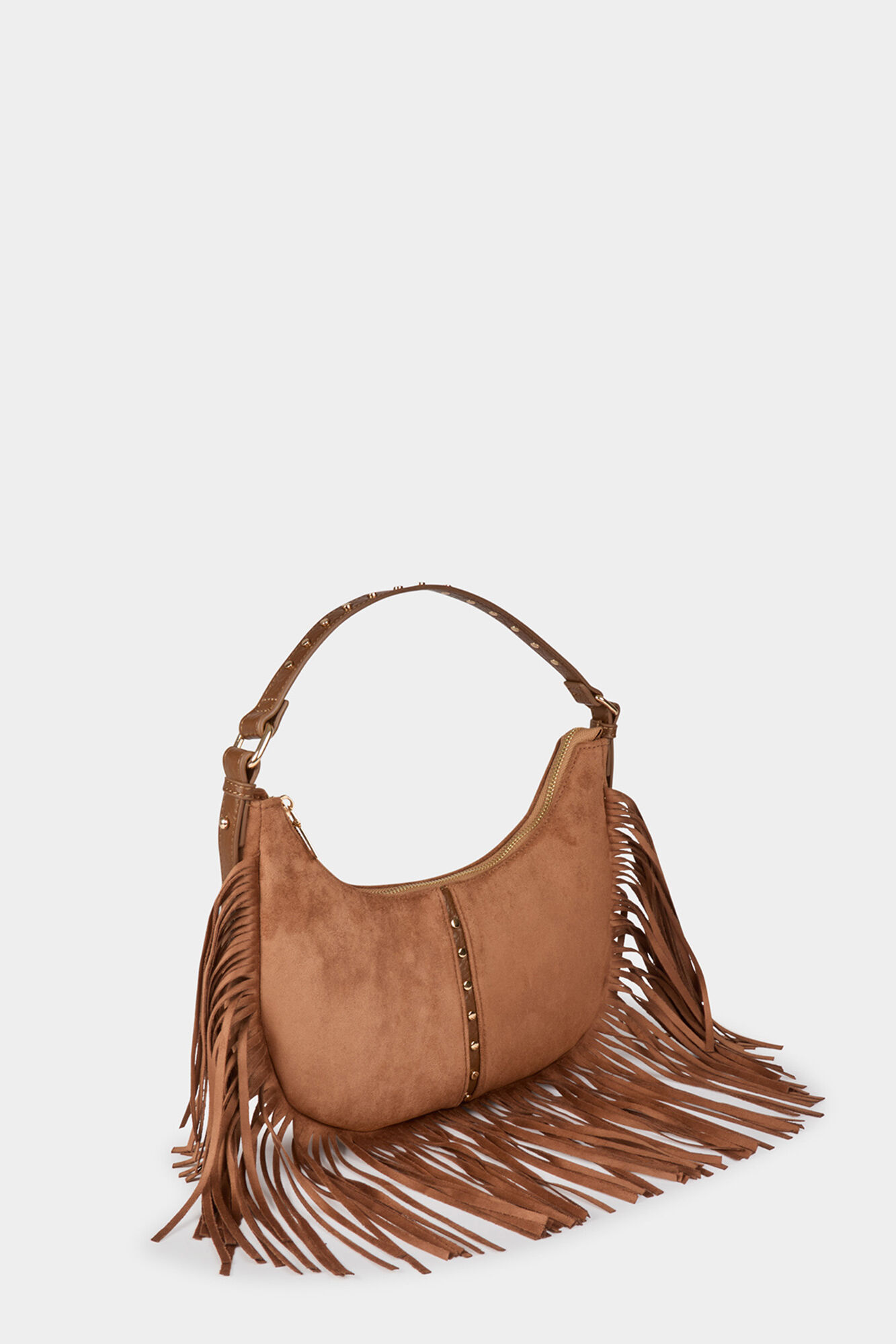Morgan Bolso de flecos de ante
