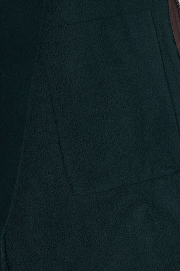 Silbon Sobretudo de pel&uacute;cia  Verde