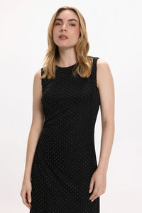 Vila Vestido midi com glitter