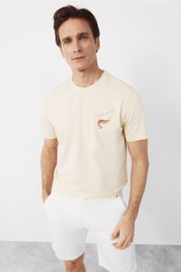 Cortefiel Shrimp graphic T-shirt