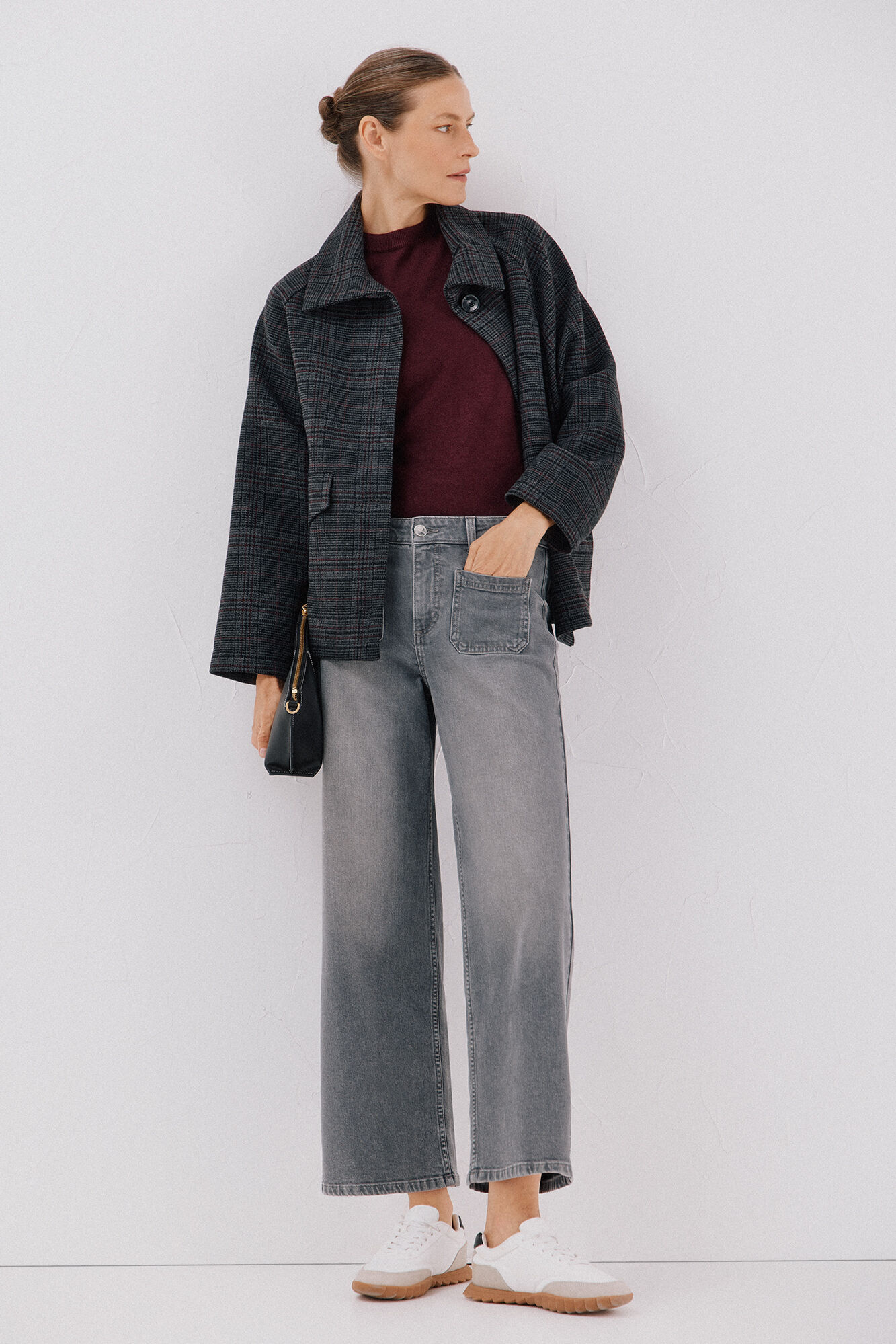 Cortefiel  bolsos de cal&ccedil;as marinhas