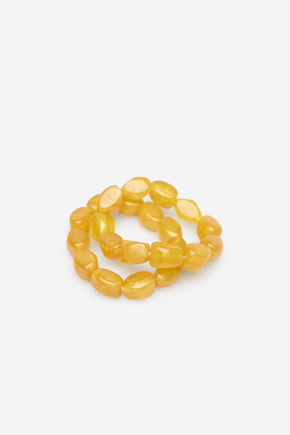 Pulsera cuentas resina