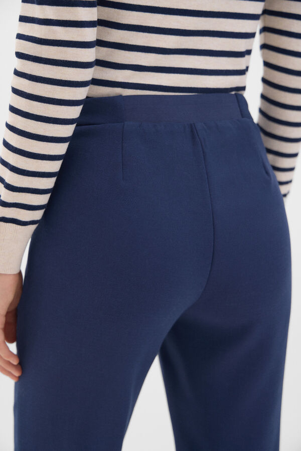 Cortefiel Comfort stretch trousers Navy