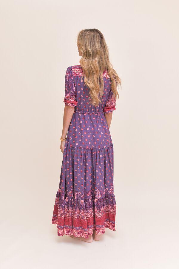 Jaase Vestido comprido Tessa Roxo