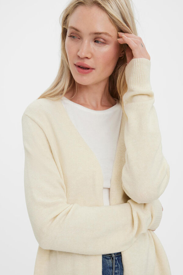 Vero Moda Casaco de malha básico Cinzento