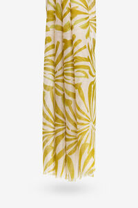 Vilanova Cachecol semitransparente com estampado floral