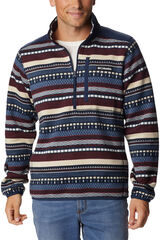 Cortefiel Jersey estampado con media cremallera Columbia Sweater Weather™ II Azul